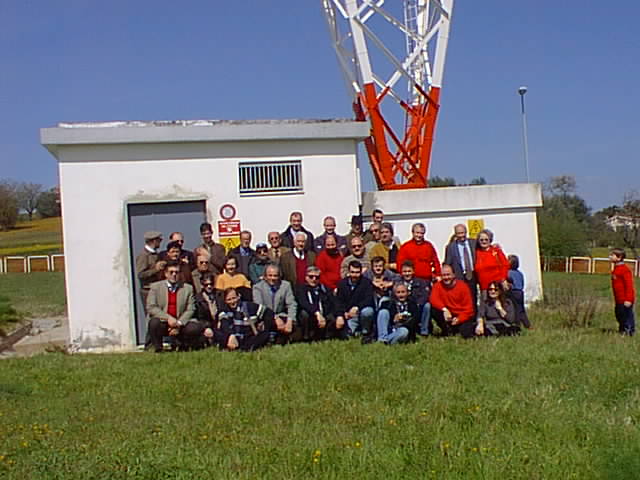 ARI member of Palermo and Caltanissetta on the base of LW-MW antenna 